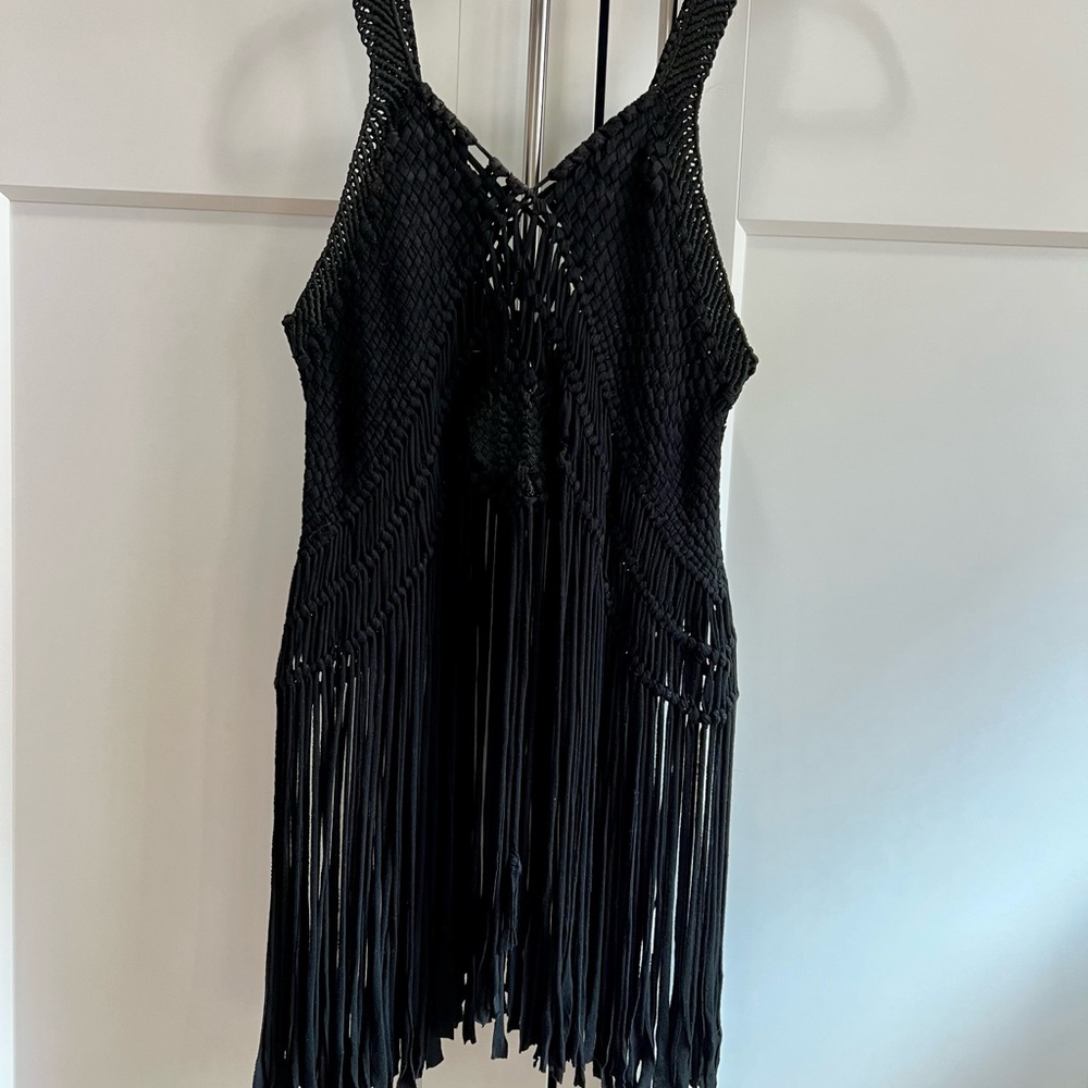 Gorgeous black knit tank top